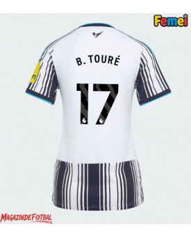 Newcastle United Bazoumana Toure #17 Tricou Fotbal Replică 2026-27 Femei Acasa Newcastle United Bazoumana Toure #17 Tricou Fotbal Replică 2026-27 Femei Acasa